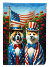 Load image into Gallery viewer, All American Akita Garden Flag –  Dogs with American Flag Background by Caroline’s Treasures
