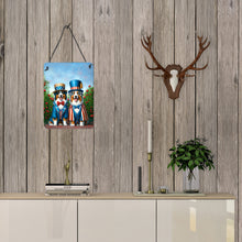 Load image into Gallery viewer, All American Australian Shepherd Wall or Door Hanging Prints