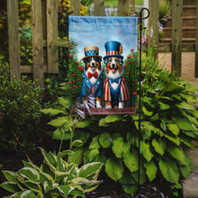 Load image into Gallery viewer, All American Australian Shepherd Garden Flag –  Dogs with American Flag Background by Caroline’s Treasures
