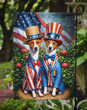 Load image into Gallery viewer, All American Basenji Garden Flag –  Dogs with American Flag Background by Caroline’s Treasures