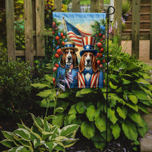 Load image into Gallery viewer, All American Basset Hound Garden Flag –  Dogs with American Flag Background by Caroline’s Treasures