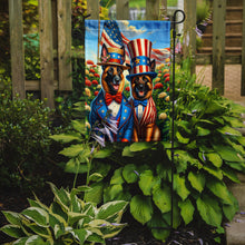 Load image into Gallery viewer, All American Belgian Malinois Garden Flag –  Dogs with American Flag Background by Caroline’s Treasures