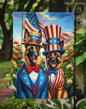 Load image into Gallery viewer, All American Belgian Malinois Garden Flag –  Dogs with American Flag Background by Caroline’s Treasures