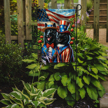 Load image into Gallery viewer, All American Belgian Sheepdog Garden Flag –  Dogs with American Flag Background by Caroline’s Treasures