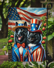 Load image into Gallery viewer, All American Belgian Sheepdog Garden Flag –  Dogs with American Flag Background by Caroline’s Treasures