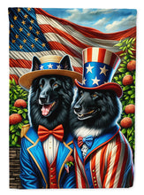 Load image into Gallery viewer, All American Belgian Sheepdog Garden Flag –  Dogs with American Flag Background by Caroline’s Treasures
