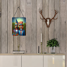 Load image into Gallery viewer, All American Bloodhound Wall or Door Hanging Prints