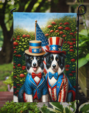 Load image into Gallery viewer, All American Border Collie Garden Flag –  Dogs with American Flag Background by Caroline’s Treasures