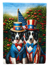 Load image into Gallery viewer, All American Border Collie Garden Flag –  Dogs with American Flag Background by Caroline’s Treasures