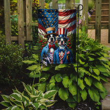 Load image into Gallery viewer, All American Boston Terrier Garden Flag –  Dogs with American Flag Background by Caroline’s Treasures