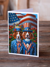 Load image into Gallery viewer, All American Brittany Greeting Cards - Blank Note Cards – 8-Pack of Artist-Designed Cards with Envelopes