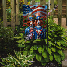 Load image into Gallery viewer, All American Brittany Garden Flag –  Dogs with American Flag Background by Caroline’s Treasures