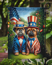 Load image into Gallery viewer, All American Brussels Griffon Garden Flag –  Dogs with American Flag Background by Caroline’s Treasures