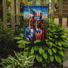 Load image into Gallery viewer, All American Bullmastiff Garden Flag –  Dogs with American Flag Background by Caroline’s Treasures