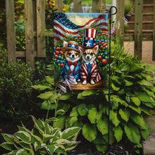 Load image into Gallery viewer, All American Chihuahua Garden Flag –  Dogs with American Flag Background by Caroline’s Treasures