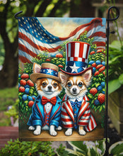 Load image into Gallery viewer, All American Chihuahua Garden Flag –  Dogs with American Flag Background by Caroline’s Treasures