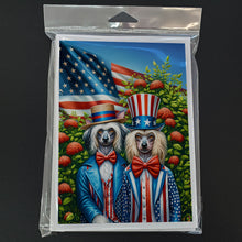 Load image into Gallery viewer, All American Chinese Crested Greeting Cards - Blank Note Cards – 8-Pack of Artist-Designed Cards with Envelopes