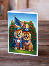 Load image into Gallery viewer, All American Chow Chow Greeting Cards - Blank Note Cards – 8-Pack of Artist-Designed Cards with Envelopes