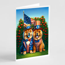 Load image into Gallery viewer, All American Chow Chow Greeting Cards - Blank Note Cards – 8-Pack of Artist-Designed Cards with Envelopes