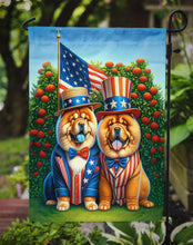 Load image into Gallery viewer, All American Chow Chow Garden Flag –  Dogs with American Flag Background by Caroline’s Treasures