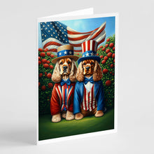 Load image into Gallery viewer, All American Cocker Spaniel Greeting Cards - Blank Note Cards – 8-Pack of Artist-Designed Cards with Envelopes