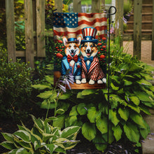 Load image into Gallery viewer, All American Corgi Garden Flag –  Dogs with American Flag Background by Caroline’s Treasures