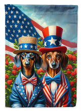 Load image into Gallery viewer, All American Dachshund House Flag