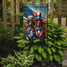 Load image into Gallery viewer, All American Dachshund Garden Flag –  Dogs with American Flag Background by Caroline’s Treasures