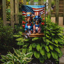 Load image into Gallery viewer, All American Dachshund Garden Flag –  Dogs with American Flag Background by Caroline’s Treasures
