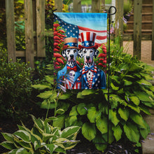 Load image into Gallery viewer, All American Dalmatian Garden Flag –  Dogs with American Flag Background by Caroline’s Treasures