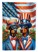 Load image into Gallery viewer, All American Doberman Pinscher House Flag