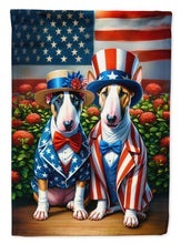 Load image into Gallery viewer, All American English Bull Terrier Garden Flag –  Dogs with American Flag Background by Caroline’s Treasures