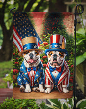 Load image into Gallery viewer, All American English Bulldog Garden Flag –  Dogs with American Flag Background by Caroline’s Treasures