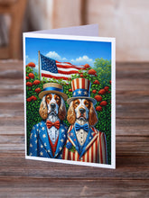 Load image into Gallery viewer, All American English Setter Greeting Cards - Blank Note Cards – 8-Pack of Artist-Designed Cards with Envelopes