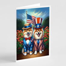 Load image into Gallery viewer, All American Finnish Spitz Greeting Cards - Blank Note Cards – 8-Pack of Artist-Designed Cards with Envelopes