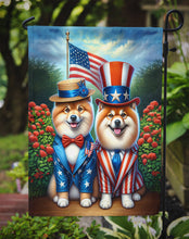 Load image into Gallery viewer, All American Finnish Spitz Garden Flag –  Dogs with American Flag Background by Caroline’s Treasures