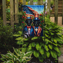 Load image into Gallery viewer, All American Flat-Coated Retriever Garden Flag –  Dogs with American Flag Background by Caroline’s Treasures