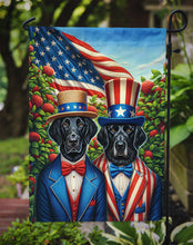 Load image into Gallery viewer, All American Flat-Coated Retriever Garden Flag –  Dogs with American Flag Background by Caroline’s Treasures