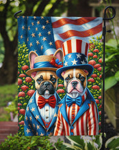 Load image into Gallery viewer, All American French Bulldog Garden Flag –  Dogs with American Flag Background by Caroline’s Treasures