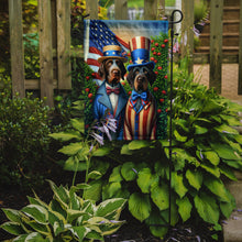 Load image into Gallery viewer, All American German Wirehaired Pointer Garden Flag –  Dogs with American Flag Background by Caroline’s Treasures