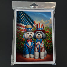 Load image into Gallery viewer, All American Havanese Greeting Cards - Blank Note Cards – 8-Pack of Artist-Designed Cards with Envelopes