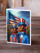 Load image into Gallery viewer, All American Irish Setter Greeting Cards - Blank Note Cards – 8-Pack of Artist-Designed Cards with Envelopes
