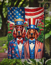 Load image into Gallery viewer, All American Irish Setter Garden Flag –  Dogs with American Flag Background by Caroline’s Treasures