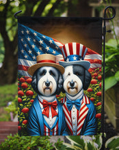 Load image into Gallery viewer, All American Old English Sheepdog Garden Flag –  Dogs with American Flag Background by Caroline’s Treasures