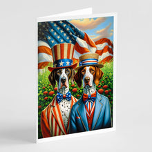 Load image into Gallery viewer, All American Pointer Greeting Cards - Blank Note Cards – 8-Pack of Artist-Designed Cards with Envelopes