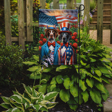 Load image into Gallery viewer, All American Pointer Garden Flag –  Dogs with American Flag Background by Caroline’s Treasures
