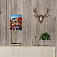 Load image into Gallery viewer, All American Poodle Wall or Door Hanging Prints