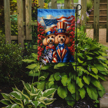 Load image into Gallery viewer, All American Poodle Garden Flag –  Dogs with American Flag Background by Caroline’s Treasures