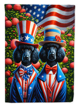 Load image into Gallery viewer, All American Poodle Garden Flag –  Dogs with American Flag Background by Caroline’s Treasures