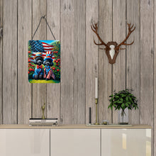 Load image into Gallery viewer, All American Poodle Wall or Door Hanging Prints